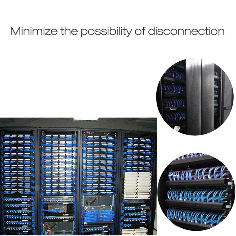 Lancher 19 Inch 1U Cable Management Horizontal Cable Rack Mount Manager with mounting Screws for Service Rack Cabinet 24 Slot Finger Duct with Cover - Image 3